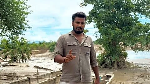 Shravan Kumar led rescue of about 2,000 in Sivasagar district