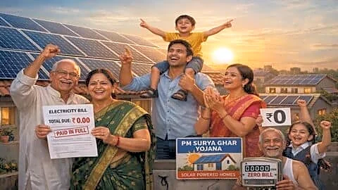 India's Surya Ghar installs 40L systems, 19L recorded 0 bills