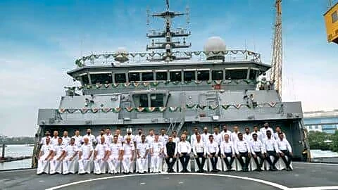 Indian Navy receives Nipun deep sea rescue ship from Visakhapatnam