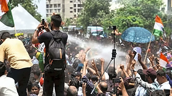 Jharkhand: Water cannons used on students during Vidhan Sabha gherao