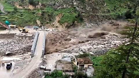 Uttarakhand flash flood alert for 12 districts until 5:30pm.