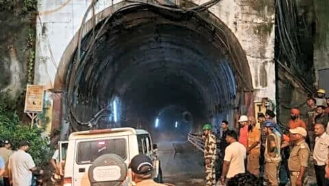 THDC tunnel collapses in Chamoli Uttarakhand trapping several workers