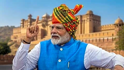 Narendra Modi leads Red Fort, urges 'Viksit Bharat' by 2047
