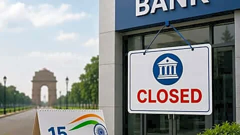 Banks across India closed today for Independence Day holiday