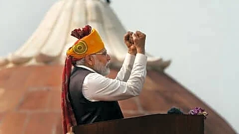 Narendra Modi outlines Viksit Bharat by 2047 at Red Fort