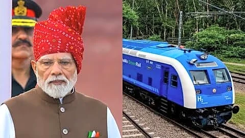 Prime Minister Narendra Modi spotlights India's 1st hydrogen-powered train