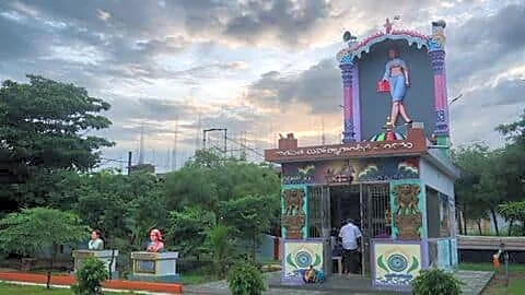 Gandhi Mandiram in Srikakulam temple commemorates Mahatma Gandhi's life