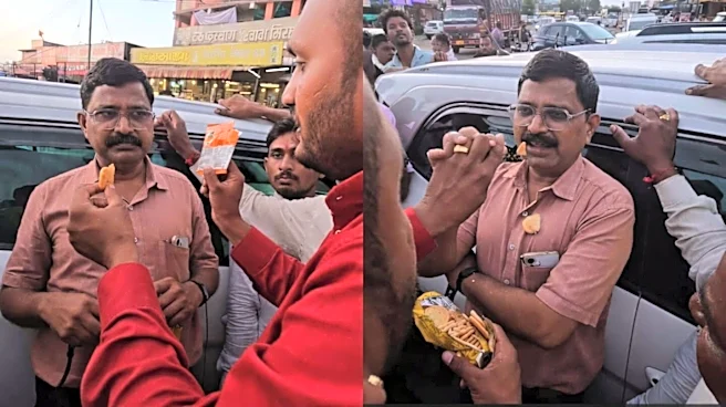 FDA officer forced to eat expired biscuits by mob