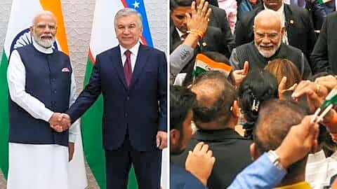 Uzbekistan honors Narendra Modi, nations aim $5bn trade by2030