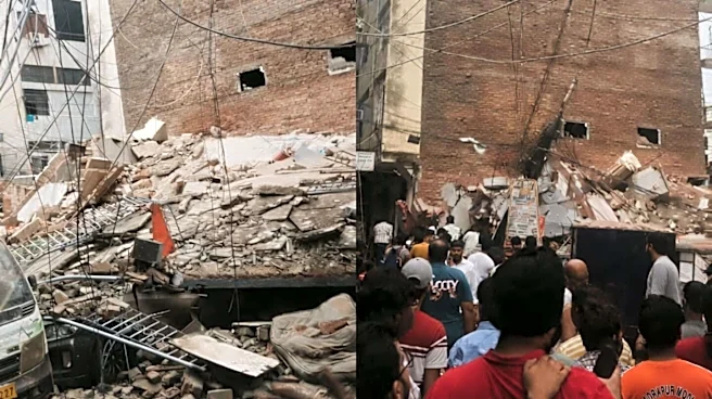 Delhi: Building collapse in Satya Niketan, several people trapped
