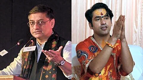 Dhirendra Krishna Shastri urges Durga Puja meat ban, Sanyal rebuts