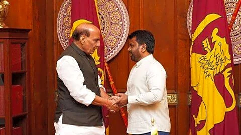 Rajnath Singh meets President Dissanayake in Colombo, deepens ties