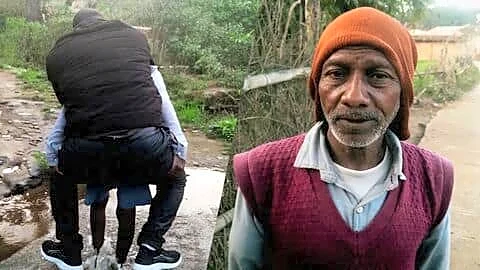 Madhya Pradesh officer suspended after video shows piggybacking 65-year-old villager