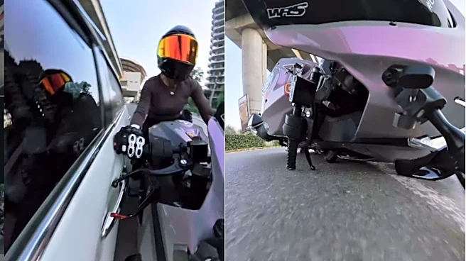 Car chases, hits Gurugram woman biker asking to maintain distance