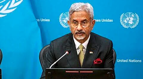 S Jaishankar jokes at Bloomberg forum over Russia China ties