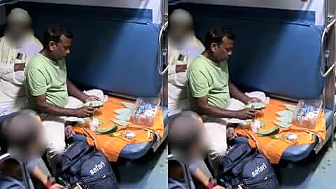 Paan vendor filmed making 25 paans on Mumbai-Chhattisgarh 3AC berth