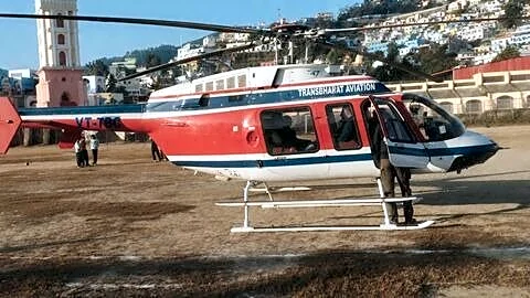 Trans Bharat Aviation helicopter lands at Baurari, all 6 safe