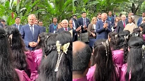 Polish Prime Minister Donald Tusk moved to tears in Bengaluru