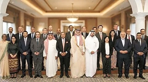 Saad Ahmad Warraich attends MEA SCO luncheon in New Delhi