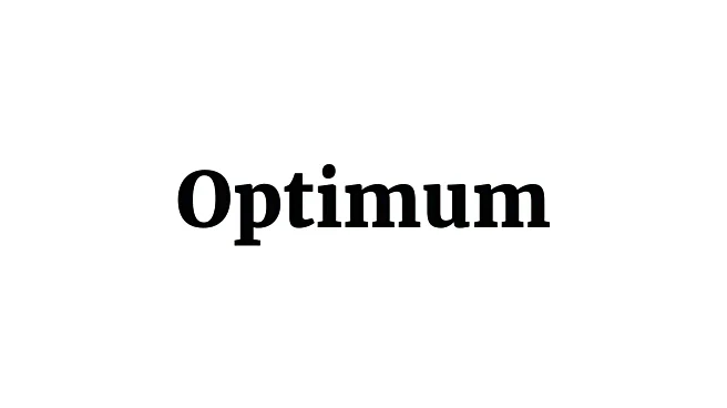 Word of the Day: Optimum