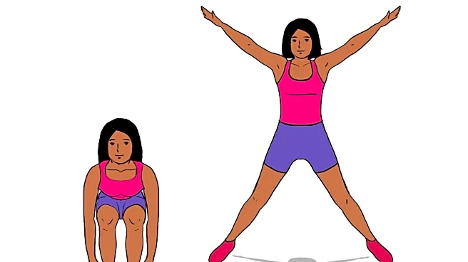 Add these star jump variations for a more challenging workout