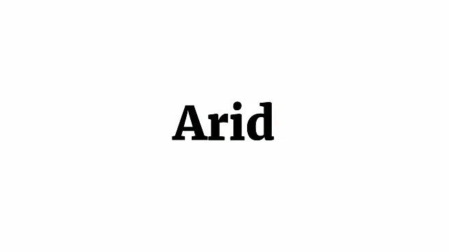 Word of the Day: Arid