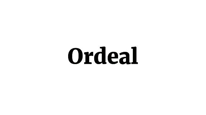 Word of the Day: Ordeal