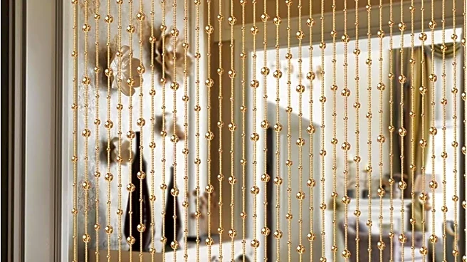 These bead curtains should be inside your home