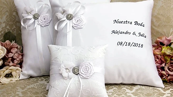Why are pillows used in Hungarian weddings