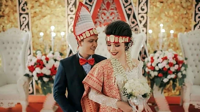 Why are textiles so important in Indonesian weddings