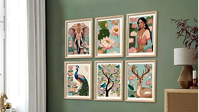 How to style framed botanical prints at home