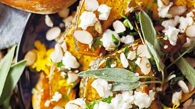Roasted pumpkin + goat cheese: Flavorful, nutritious, perfect