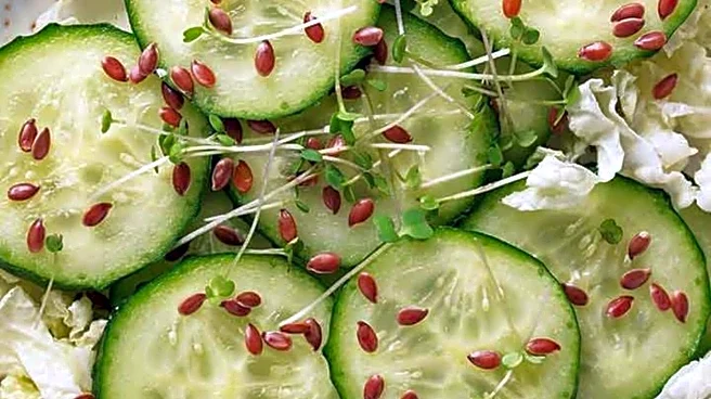 Why cucumber-toasted flax seeds is a must-try recipe