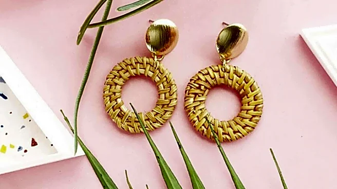 Redefine your winter style with raffia earrings