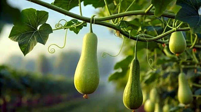 How to grow bottle gourd using vertical gardening