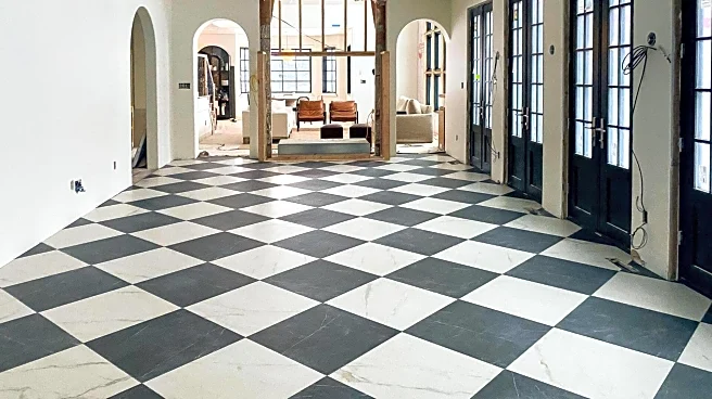 Checkered marble flooring can change your home decor drastically!