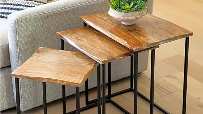 Ideas to arrange nesting tables creatively