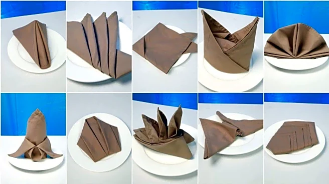 Napkin folding is an art: Begin with these styles