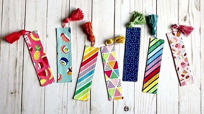 How to create bark cloth bookmarks