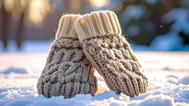 Stylish ways to wear cable-knit gloves this winter