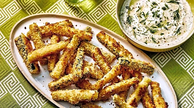 These dips perfectly complement baked zucchini slices