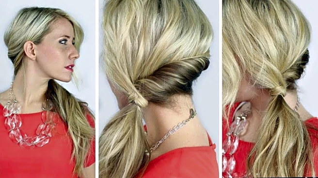 Ponytail rolls: 5 styles for layered, thick hair