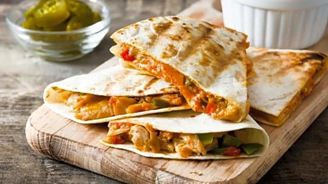 Quick fix: Orange and peanut butter quesadilla