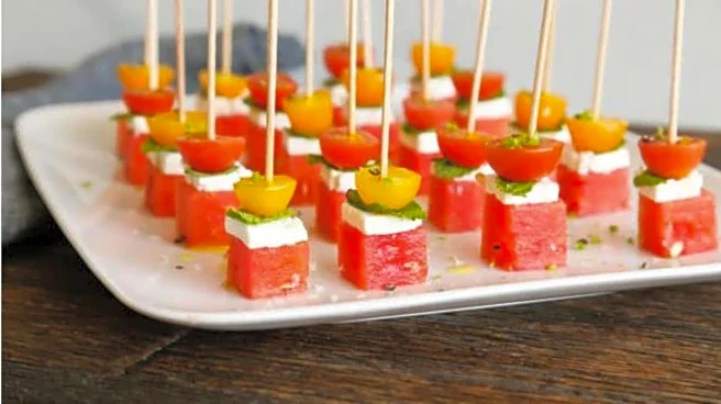 Quick and healthy: Watermelon and feta cubes
