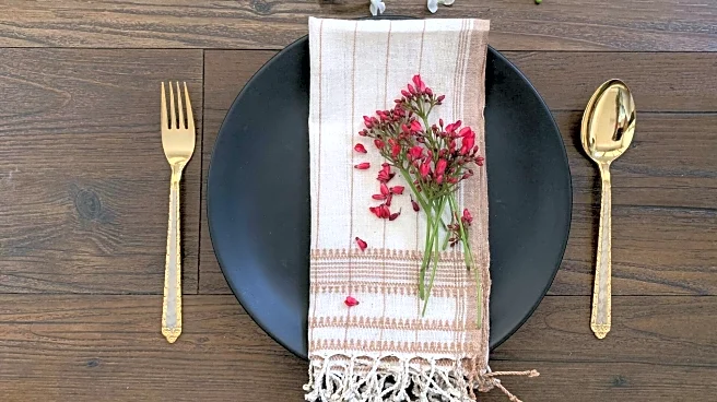 Elevate your dining decor with beadwork napkins