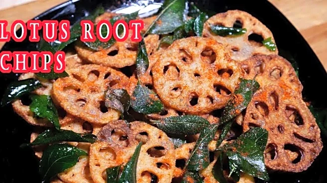 These spiced Sri Lankan lotus stem snacks are so yummy!