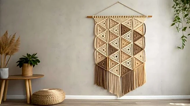How to make fabric wall hangings at home