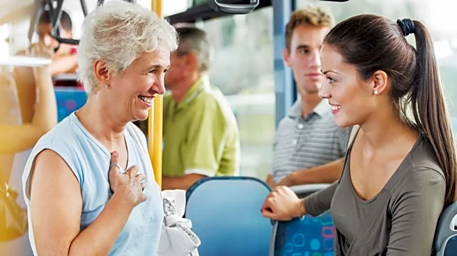 What's the right way to offer your seat to someone?