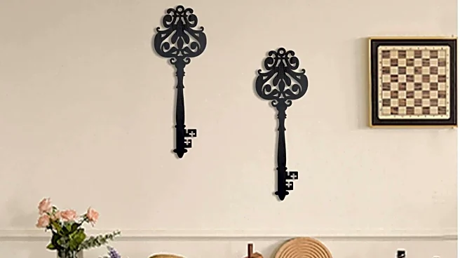 Vintage keys as wall art? Yes, you read it right!