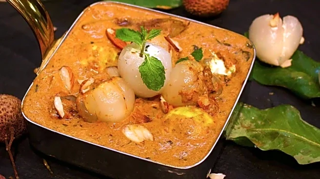 Is fresh lychees-cottage cheese combo even a thing?